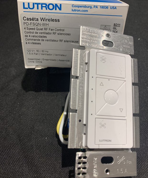 Lutron Caseta 4 Speed RF Fan
