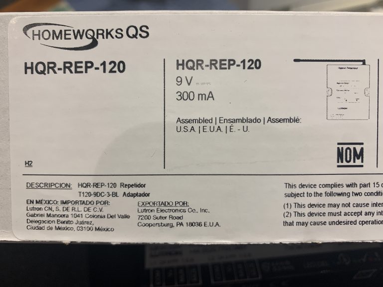 lutron homeworks hybrid repeater