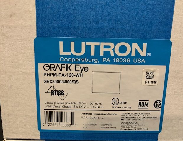 Lutron Phase Adaptive Power Booster 120V PHPM-PA-120-WH