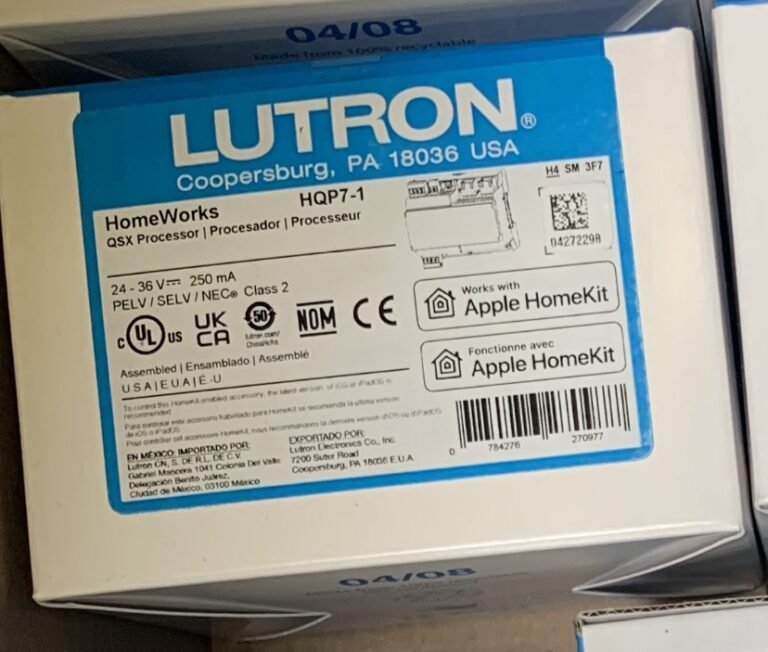 lutron homeworks qsx processor price