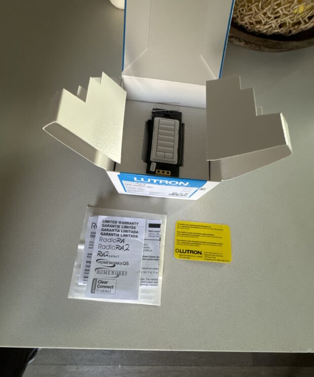 Lutron Wireless RadioRA 2 Keypad